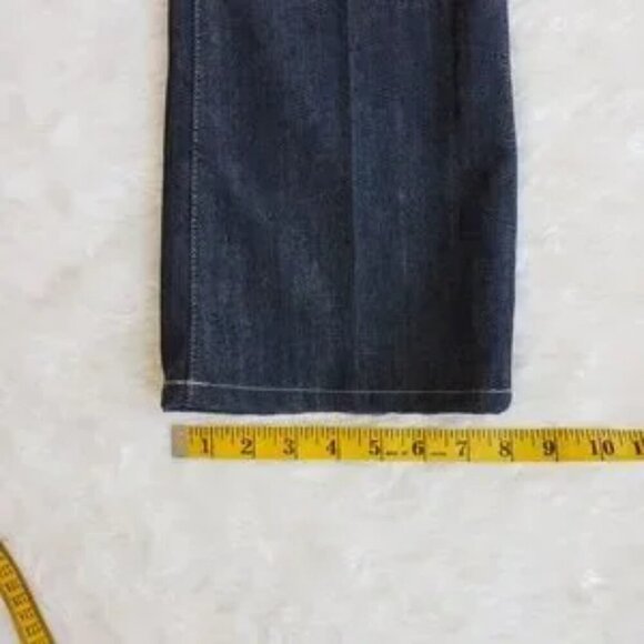 7 For All Mankind ~ Dark Wash Embroidered Jeans ~ Size 24 - Picture 6 of 6